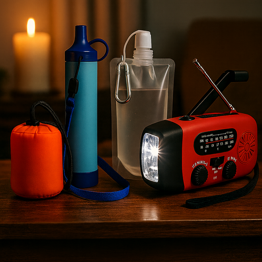 Ratunek Mini Kit 3w1 – Radio + Filtr + Termośpiwór