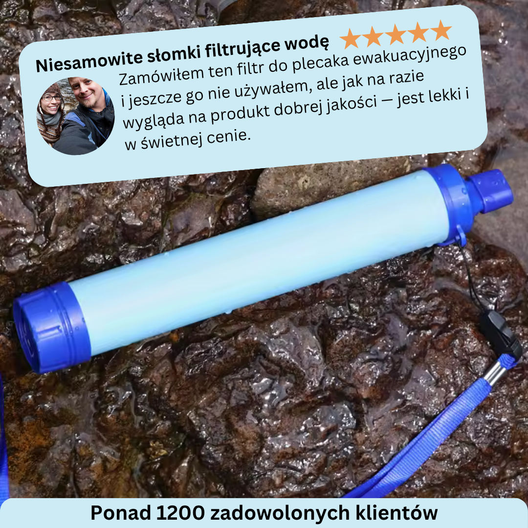 Ratunek Mini Kit 3w1 – Radio + Filtr + Termośpiwór