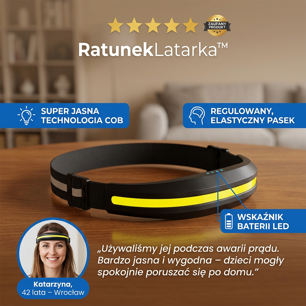 RatunekLatarka™ l Szerokie światło 230° – światło, na którym możesz polegać