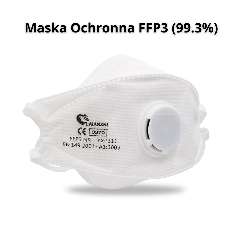 Zestaw Masek Ochronnych FFP3 (99,3%)